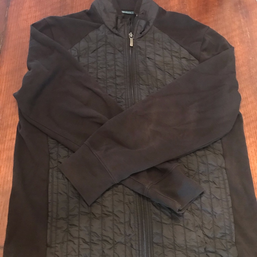 Black Perry Ellis zip up jacket